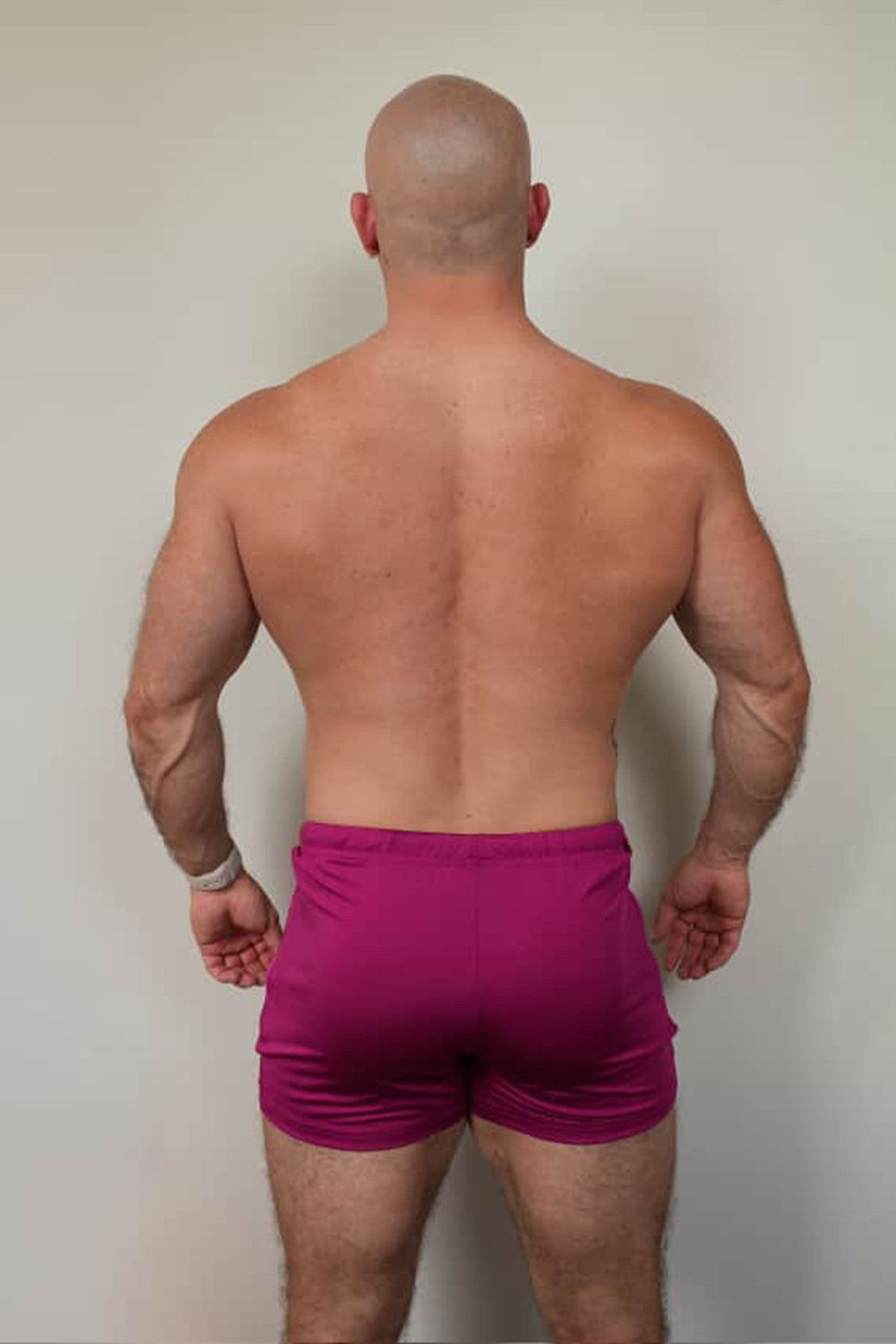 JJ Malibu Karma 2" Short Shorts mit Reißverschlusstaschen – Magenta