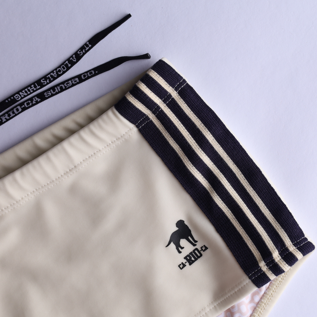 Galão Creme Sunga - Designer Swim Shorts