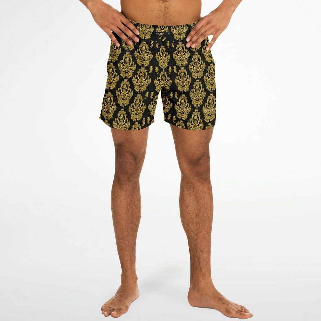 Maris Equi Gold Baroque Men's Swim Shorts