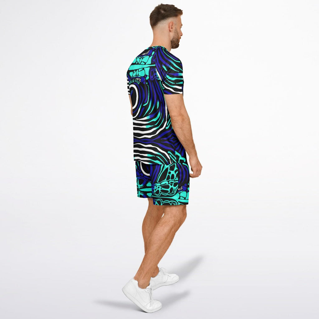 Maris Equi Angelfish Print Shorts And Top Set For Men