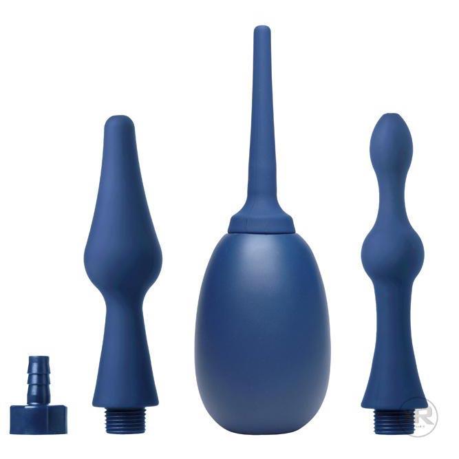 Juego de 5 peras para enema y accesorios
