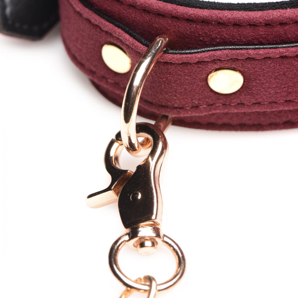 Conjunto de bondage de terciopelo de 6 piezas