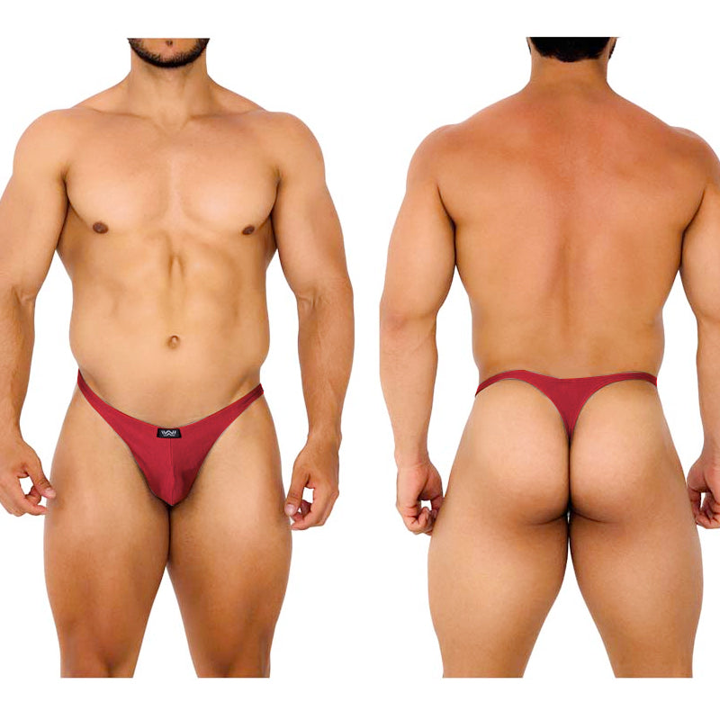 MetroMaleWear Fantasy Thong Burgundy 6112-29