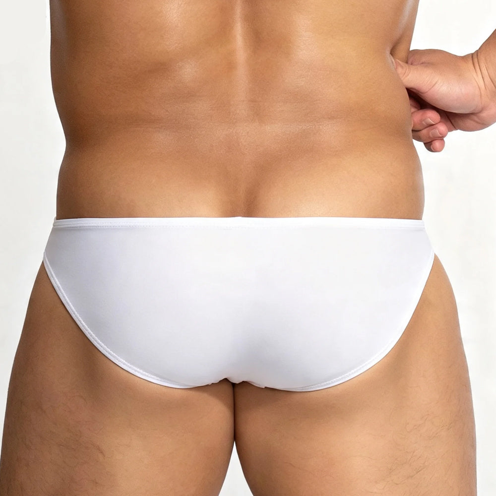 MetroMaleWear (M2W) Men's Super Lowrise Bikini Crystal 6115-01