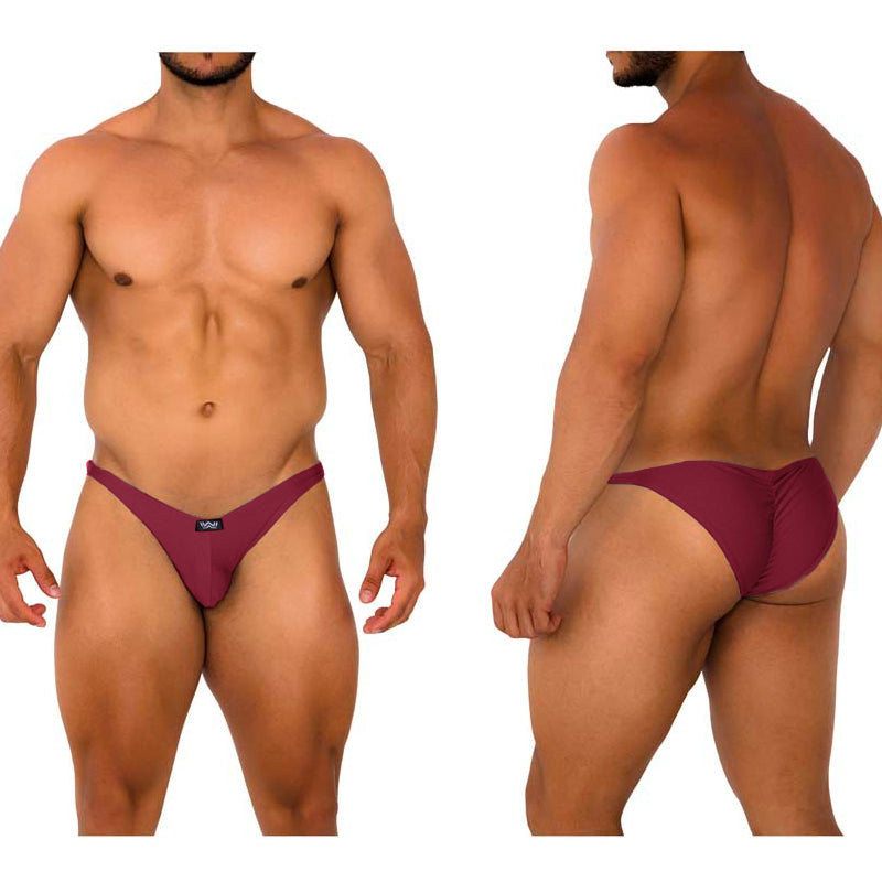 MetroMaleWear Fantasy Bikini Burgundy 6116-29