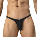 MetroMaleWear (M2W) Men's Sythia Thong Black 6122-20