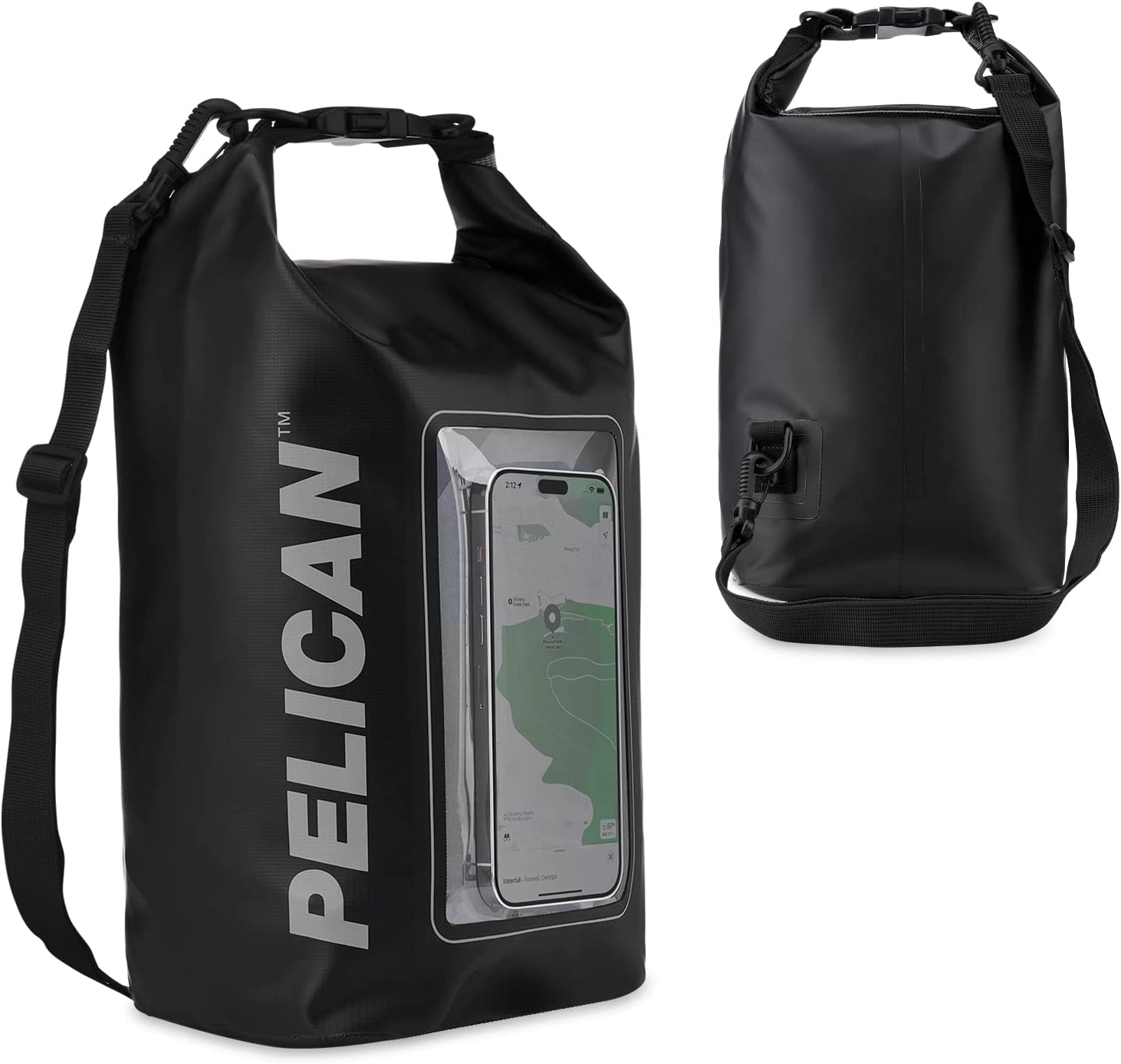 Wasserabweisender Dry Bag von Pelican Marine – (Stealth Black)