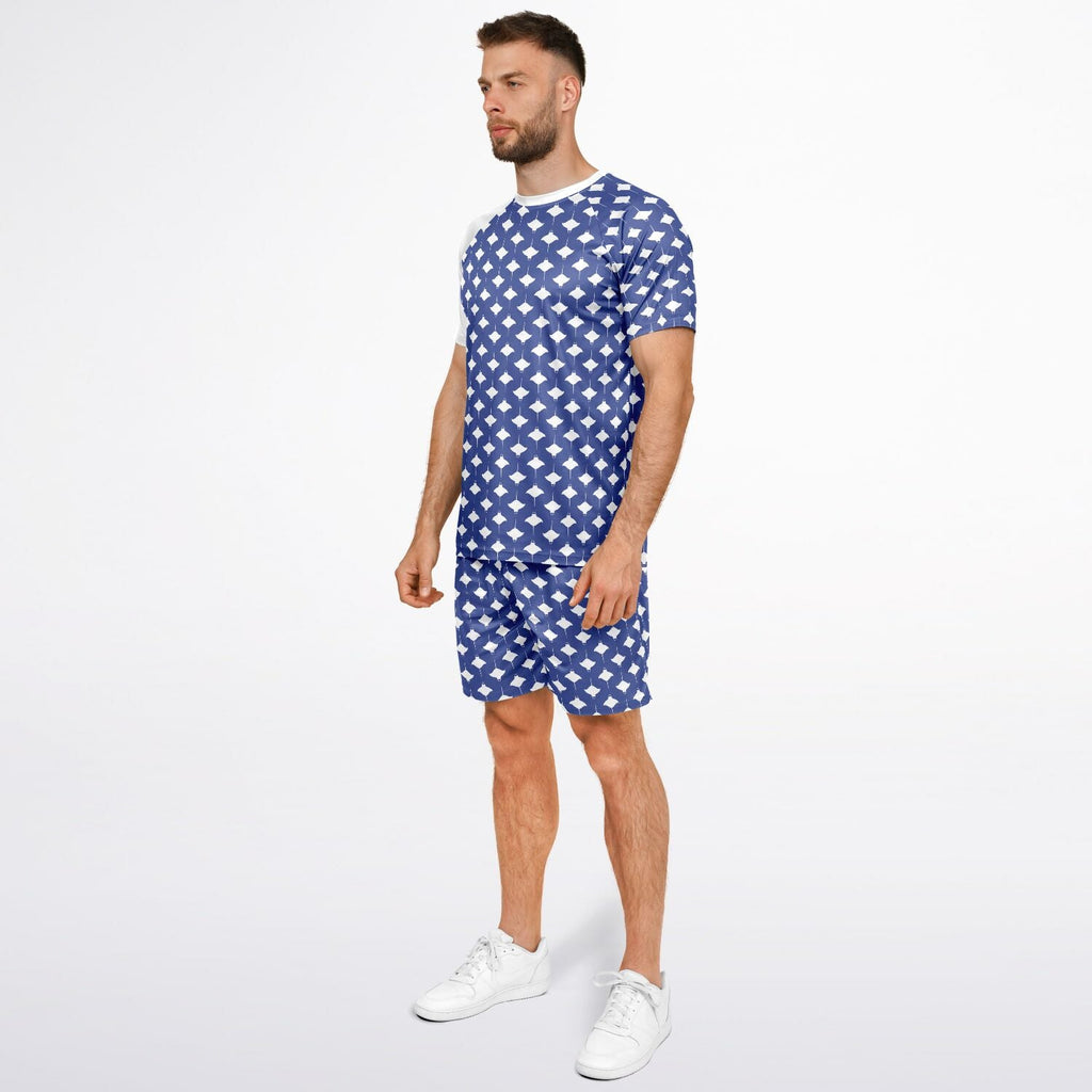 Maris Equi Manta Ray Print Top and Shorts For Men