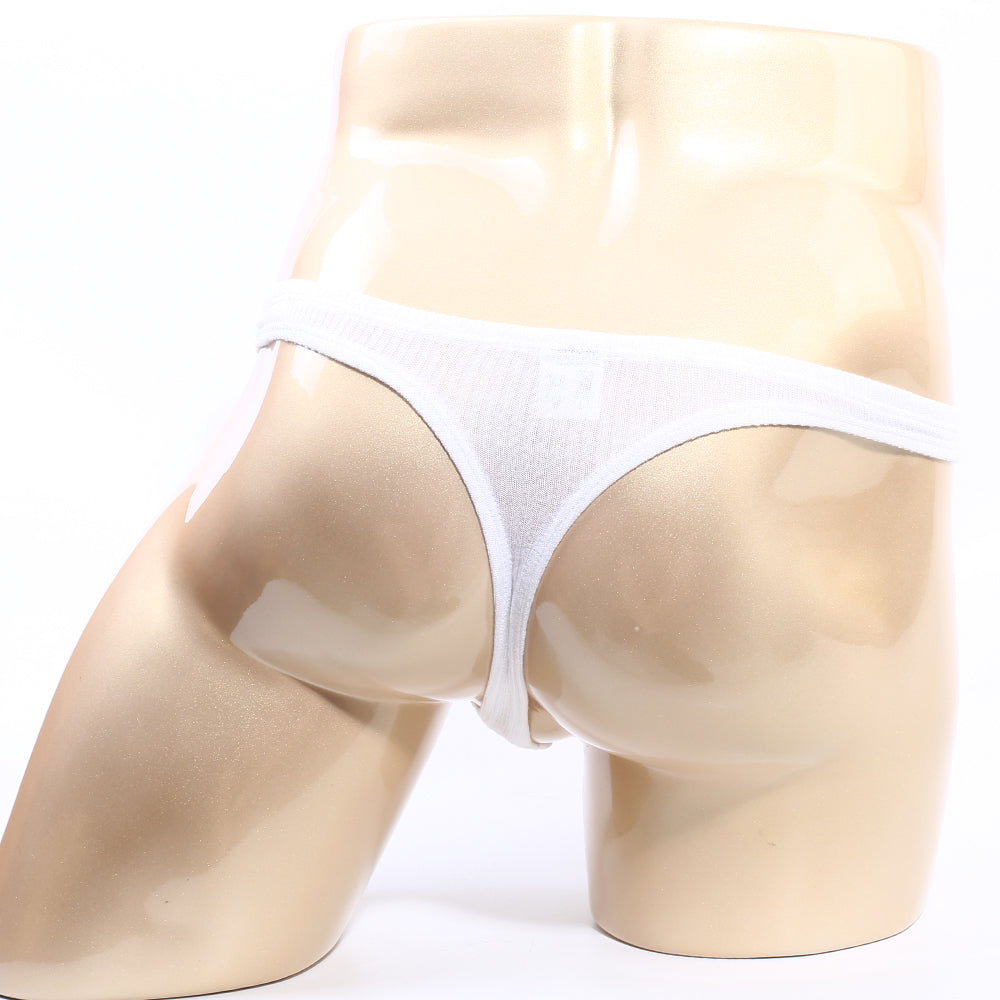 MetroMaleWear (M2W) Men's Rivera Thong White 6602-00