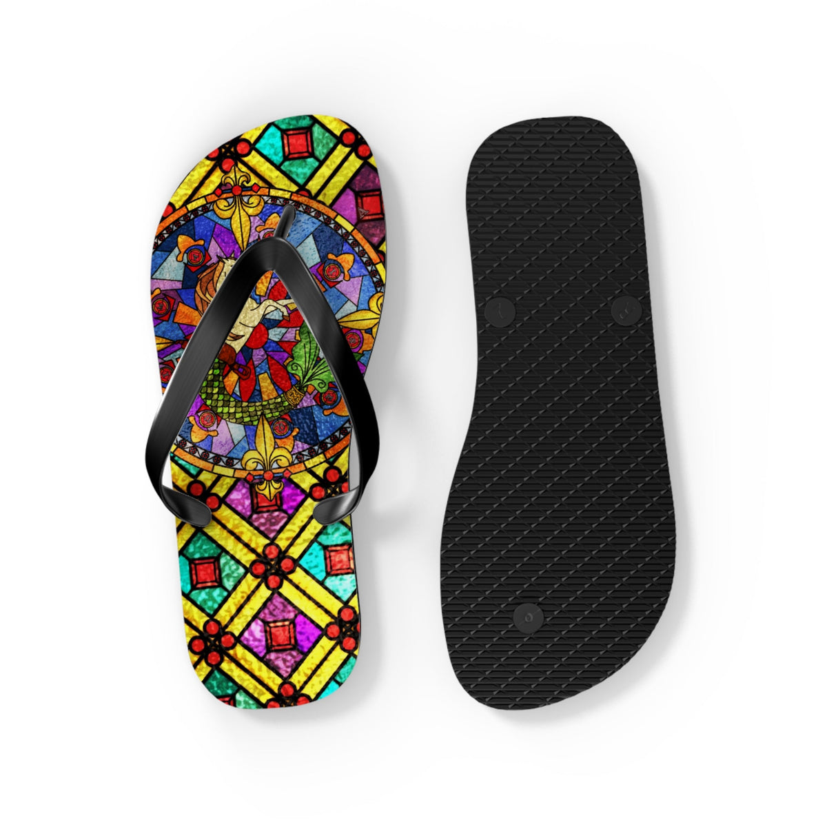 Maris Equi Men's Stained Glass Flip-Flops