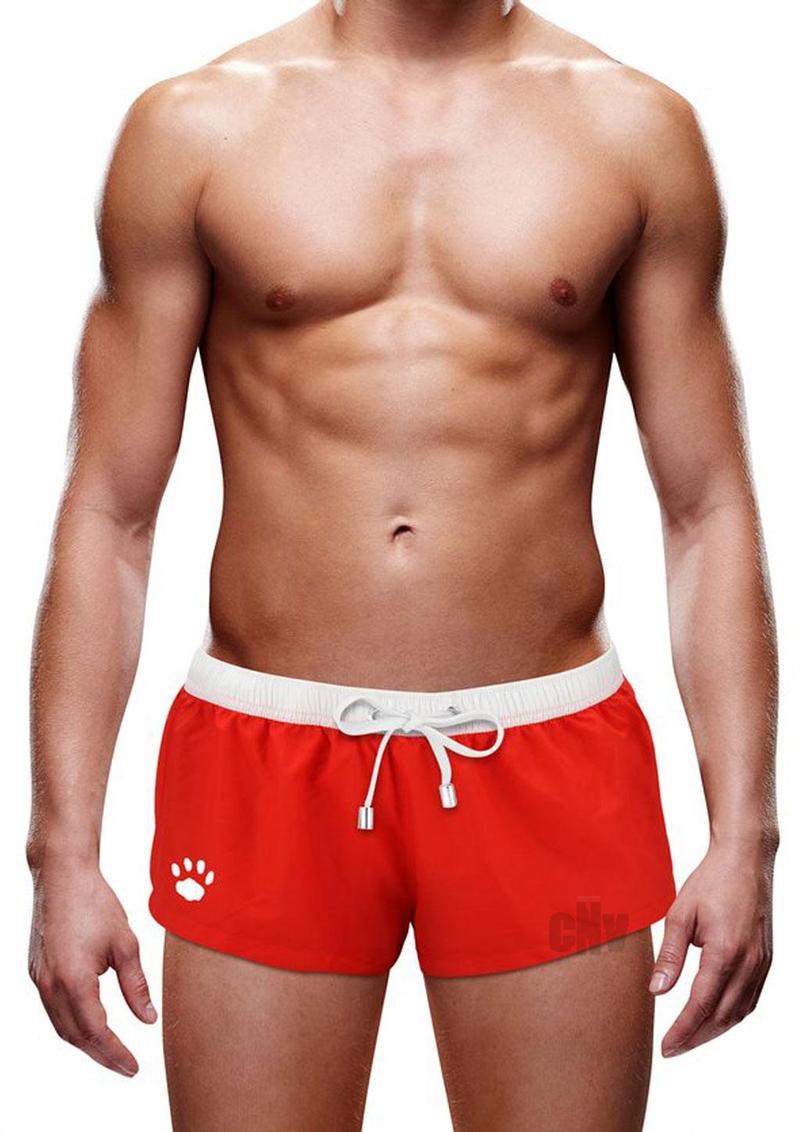 Prowler Swim Trunk Red Md Ss22