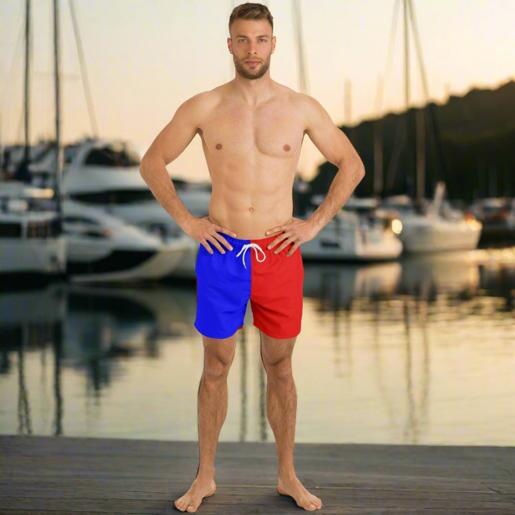 Maris Equi Signals Nautical Inspired Men's Swim Shorts - ECHO