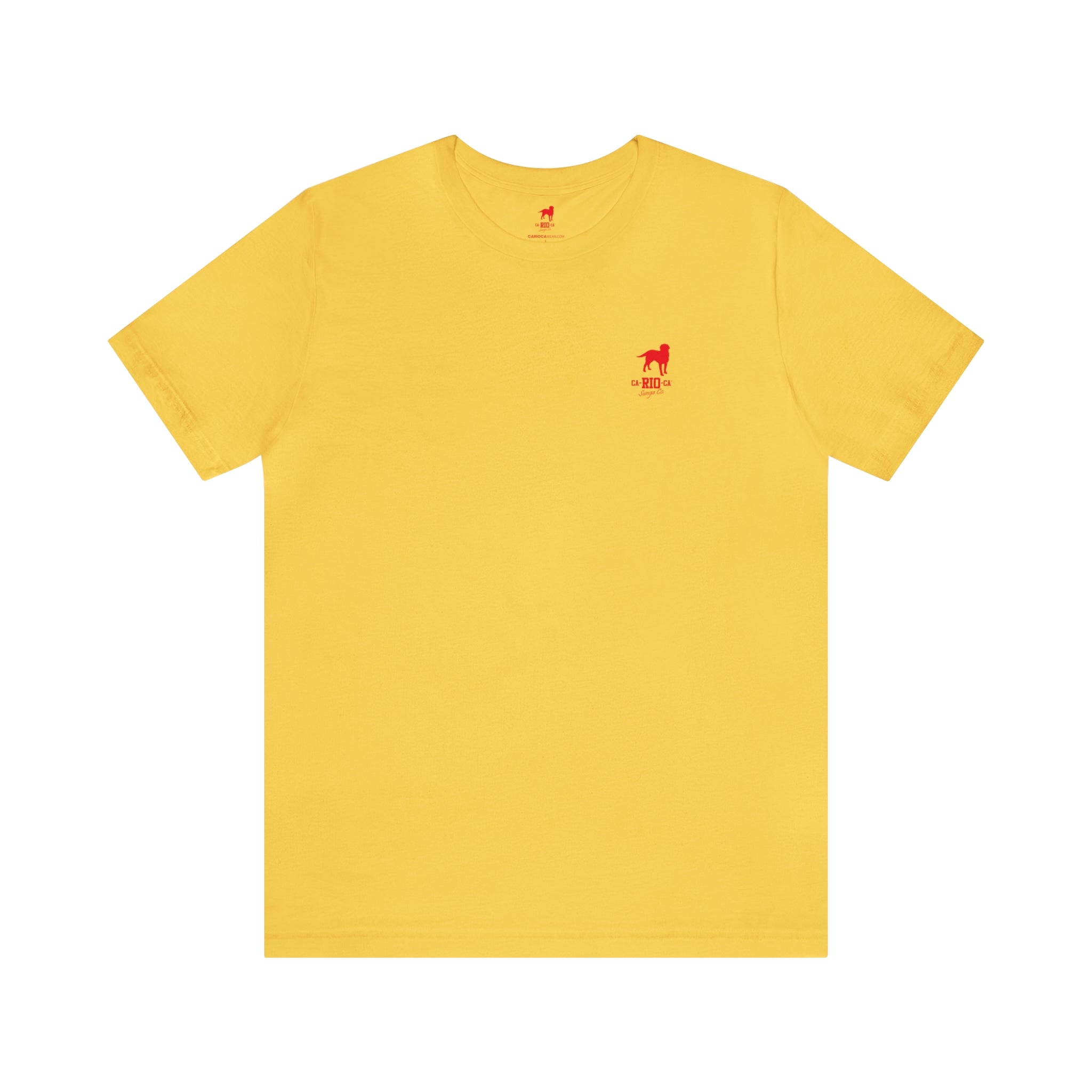 CA-RIO-CA LOGOTIPO T-SHIRT MIT ROTEM AUFDRUCK - HERREN-TANKTOP 