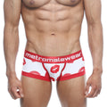 MetroMaleWear Hotties Boxer Valentine White 7016-31