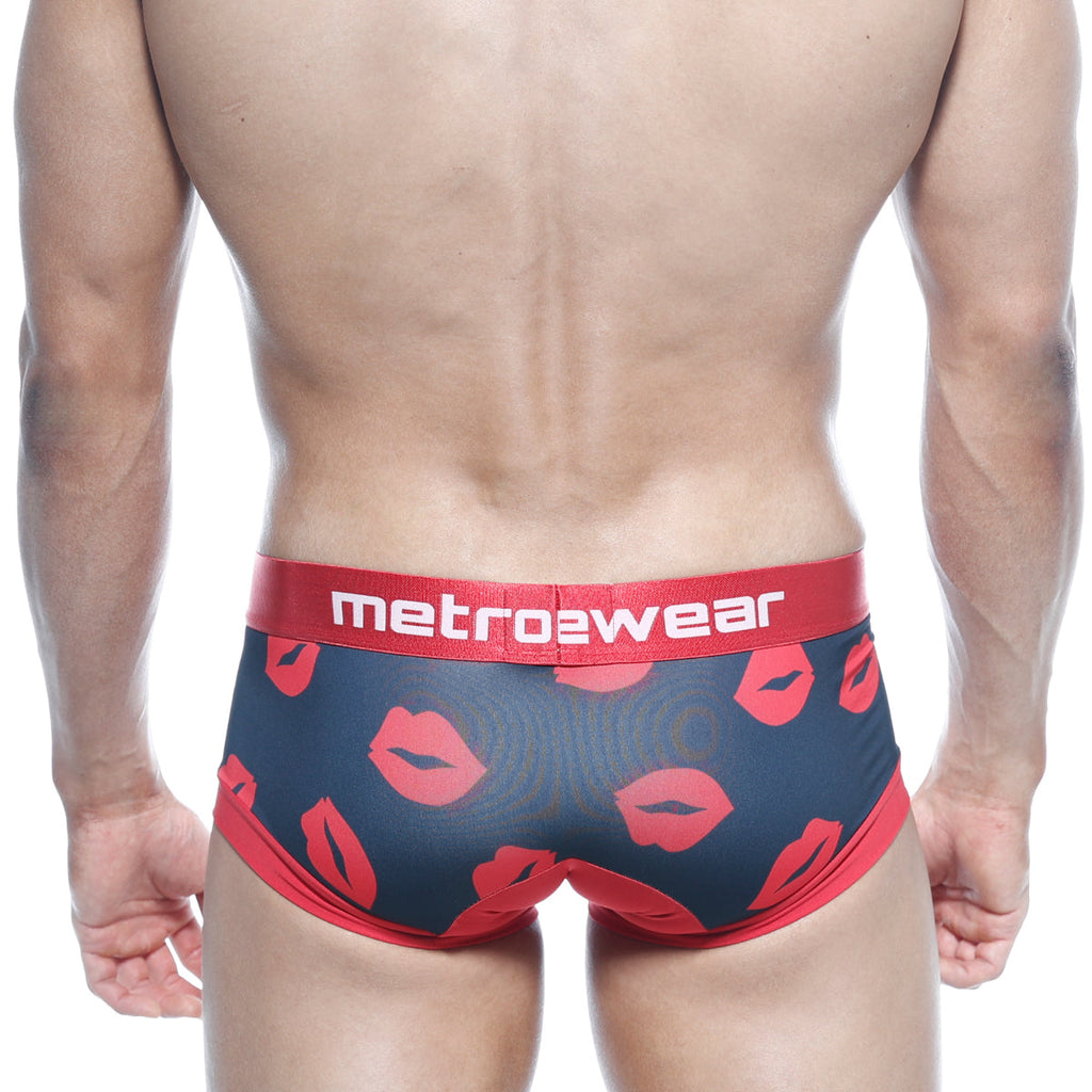 MetroMaleWear Hotties Boxer Valentine Black 7016-32