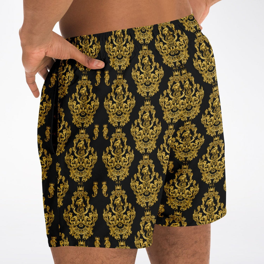 Maris Equi Gold Baroque Men's Swim Shorts
