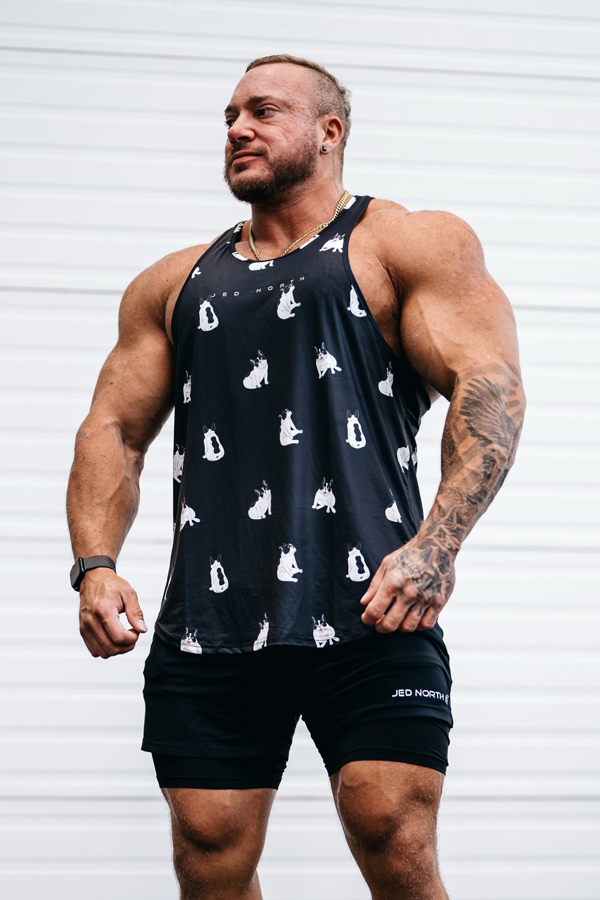Camiseta sin mangas con estampado de Jed North - Bulldogs