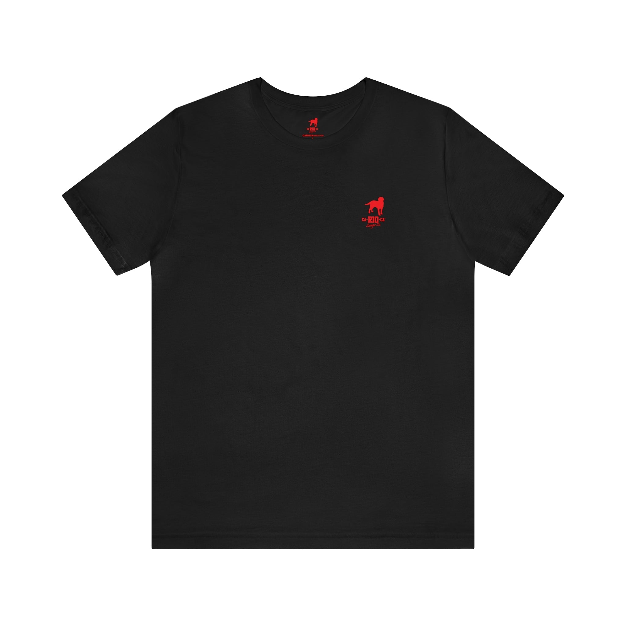 CAMISETA CON ESTAMPADO ROJO DEL LOGOTIPO CA-RIO-CA - CAMISETA SIN MANGAS PARA HOMBRE 