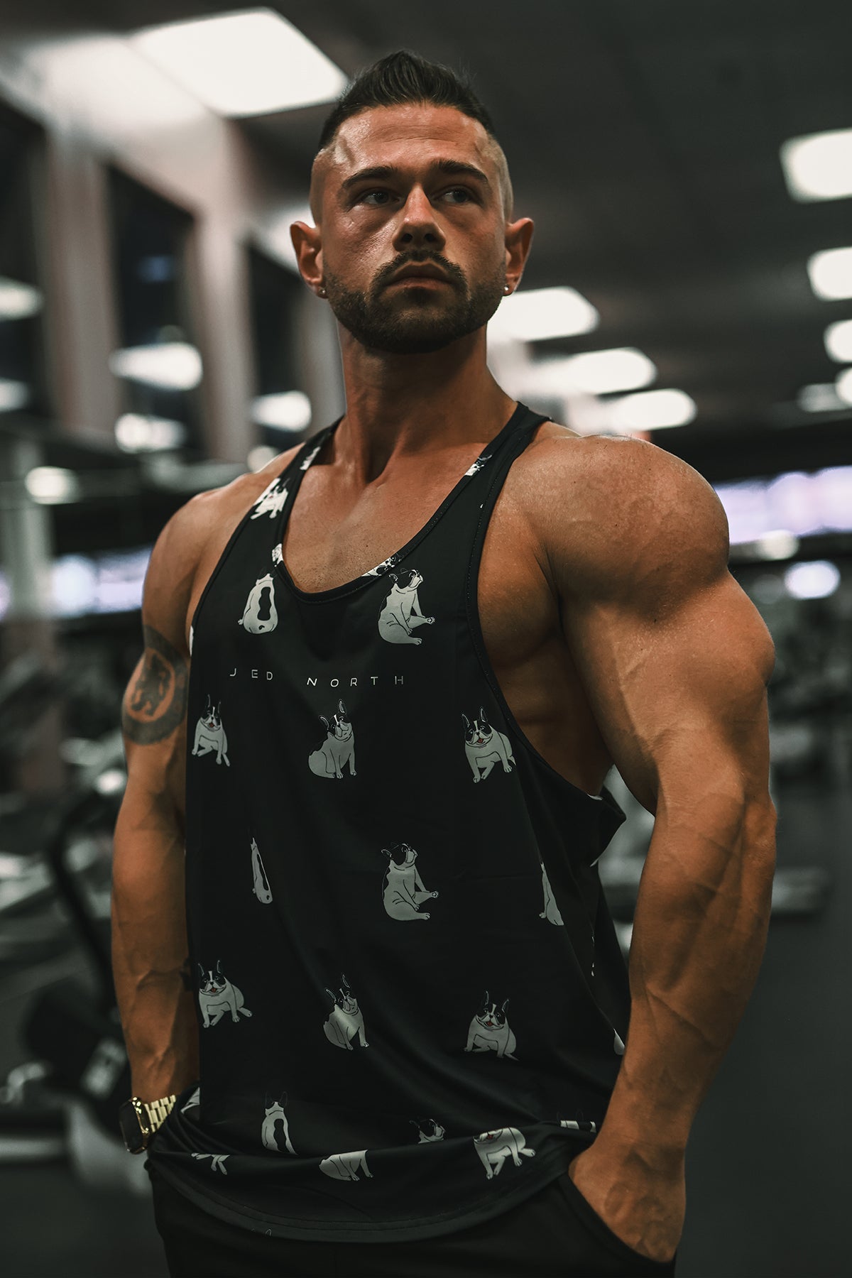 Camiseta sin mangas con estampado de Jed North - Bulldogs