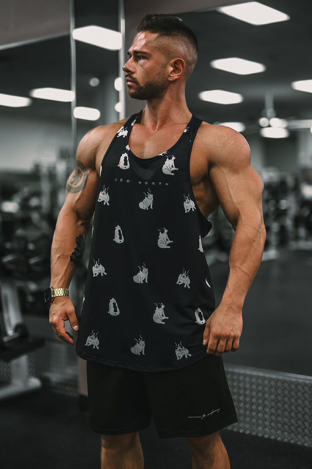 Camiseta sin mangas con estampado de Jed North - Bulldogs