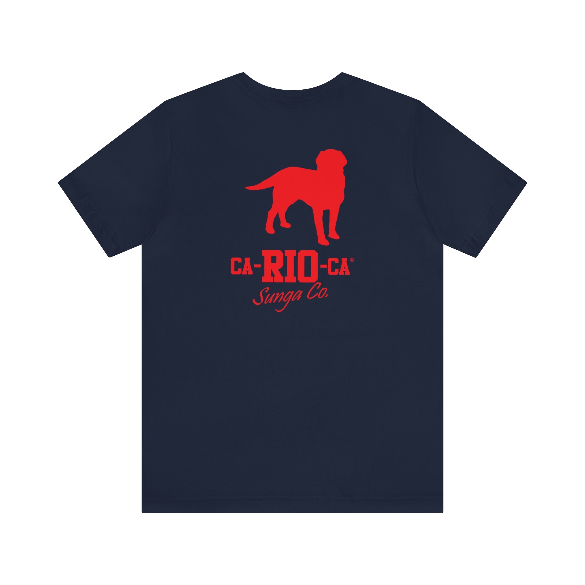 CA-RIO-CA LOGOTIPO T-SHIRT MIT ROTEM AUFDRUCK - HERREN-TANKTOP 