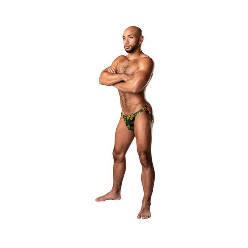 Male Power Petal Power Jock Daisy Print L/xl