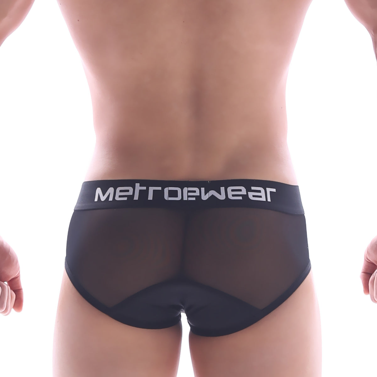 MetroMaleWear Joy Mesh Brief Black 9004-43