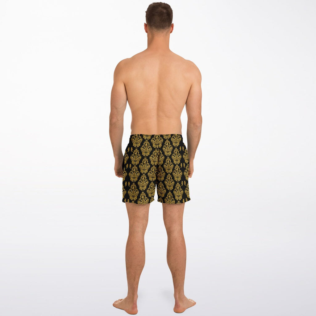 Maris Equi Gold Baroque Men's Swim Shorts