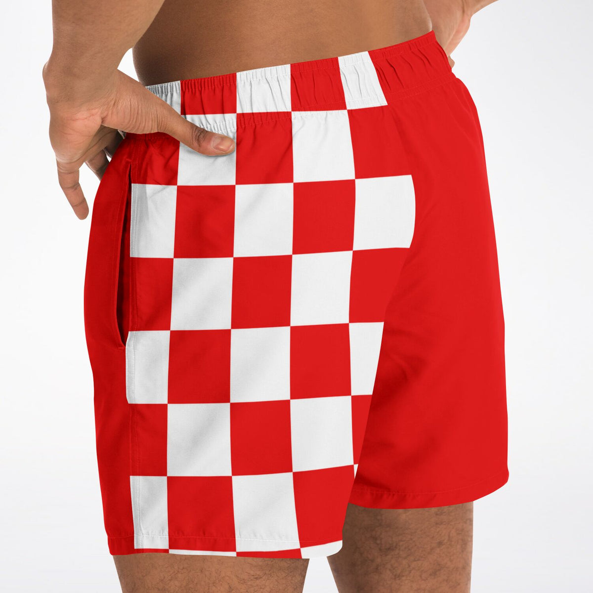 Maris Equi Signals Nautical Inspired Men's Swim Shorts - DANGER