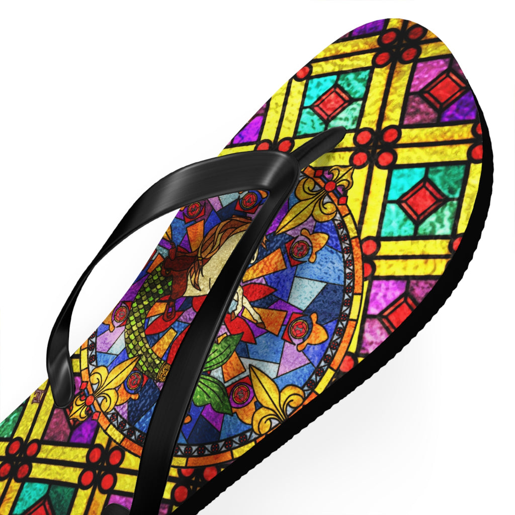 Maris Equi Men's Stained Glass Flip-Flops