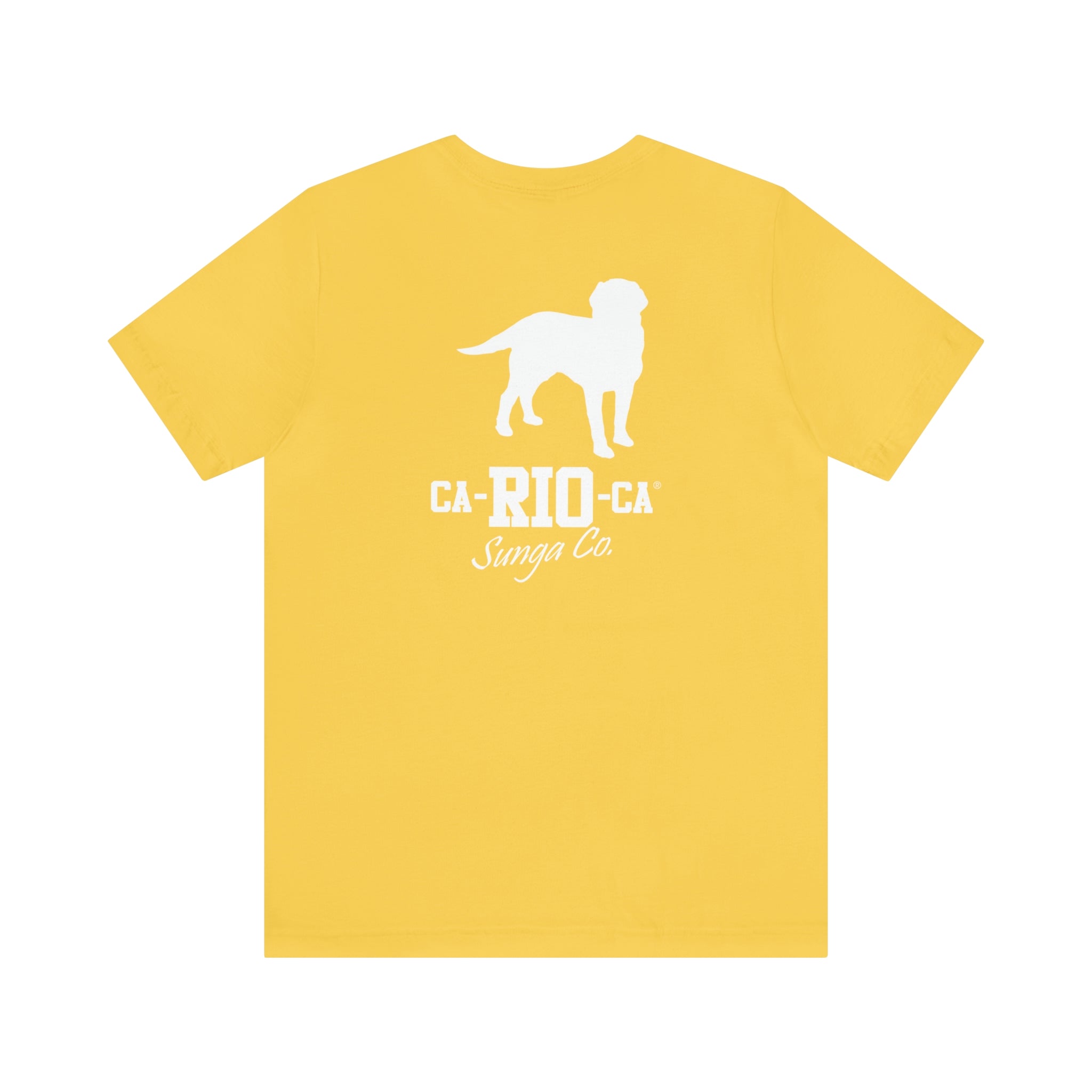 CA-RIO-CA LOGOTIPO WHITE PRINT TEE - MEN'S TANK TOP