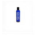 Blue axe body wash bottle with black cap and white lettering for 9x6 lube product use