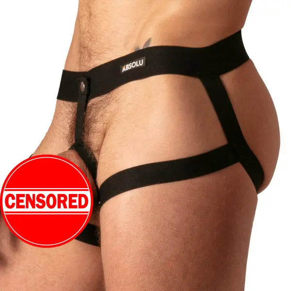Absolu Male By TOF Paris Frame Ring Harness Black