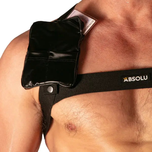 Absolu Male By TOF Paris Master Flex Pocket Harness Schwarz