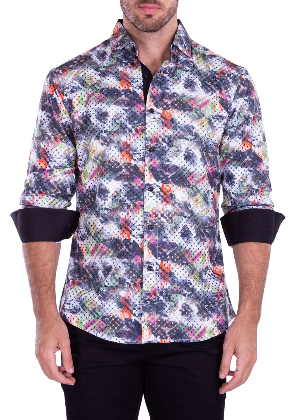 ABSTRACT BRUSHSTROKE L/S SHIRT - DealByEthan.gay loves Bespoke