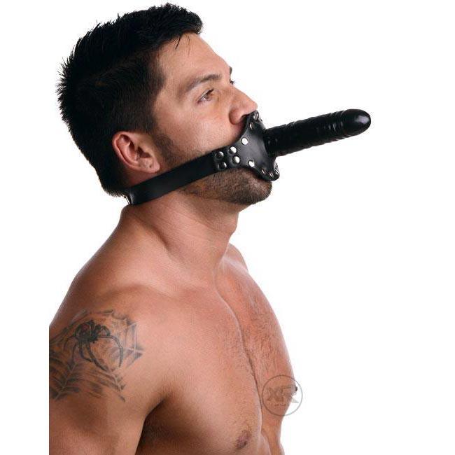 The Ride Me Double Dildo Mouth Gag