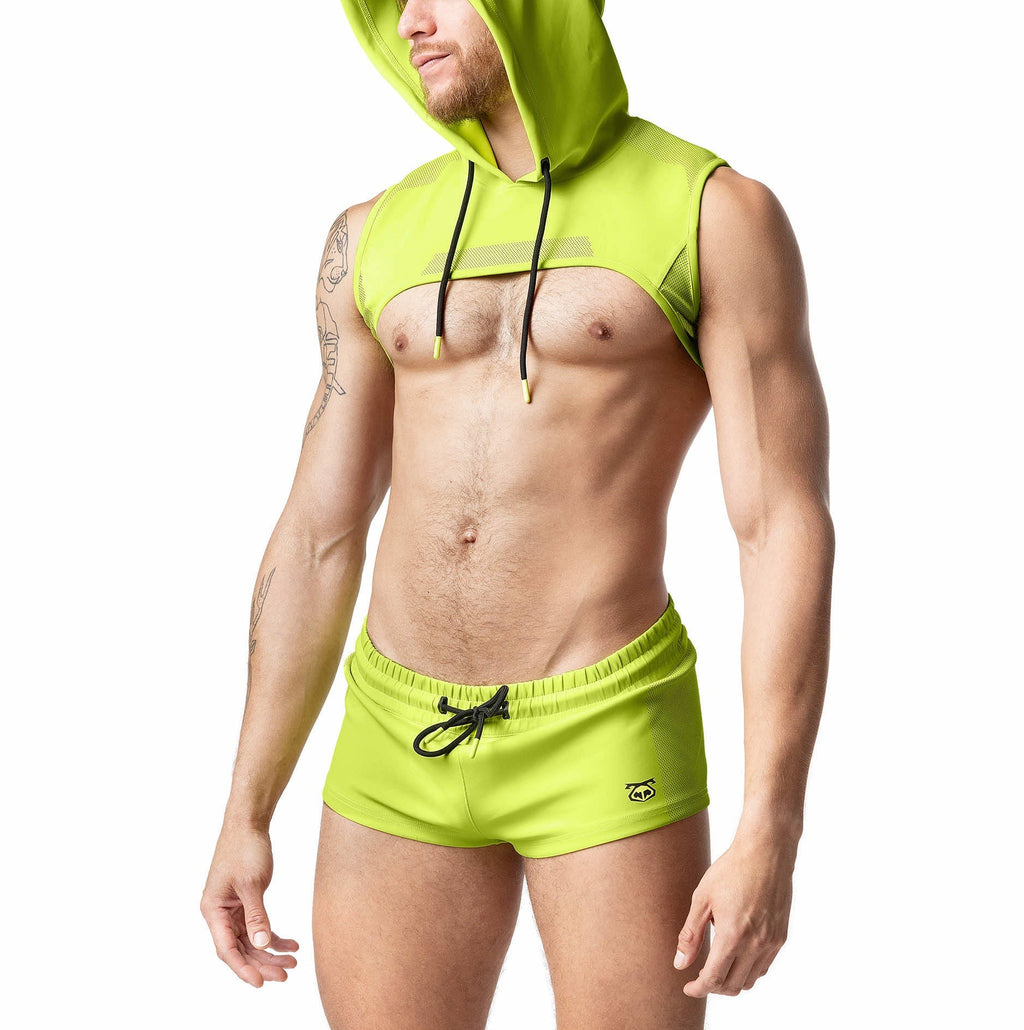 ACID HOODED CROP TOP - DealByEthan.gay loves Nasty Pig