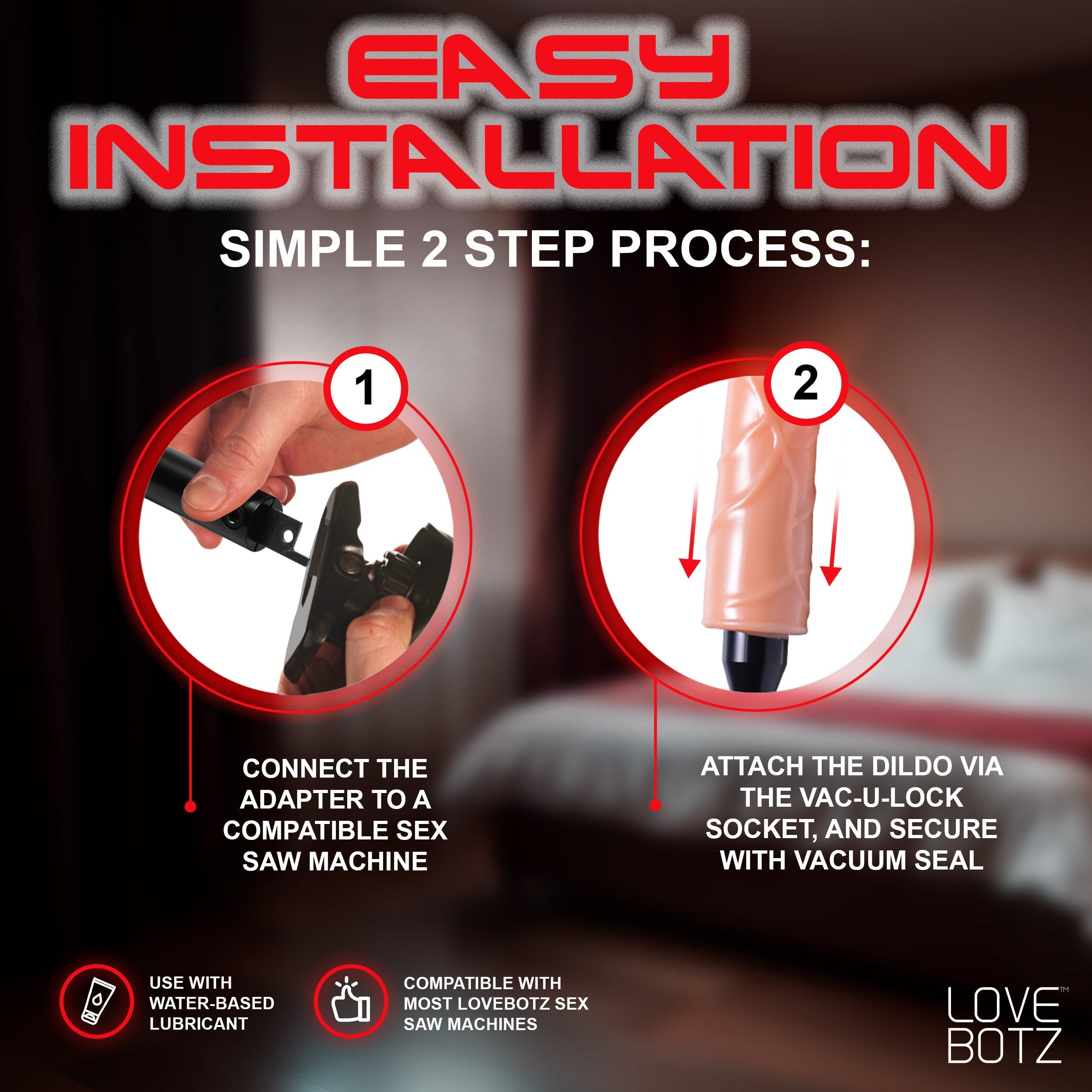 LoveBotz The Fucking Adapter Plus with Dildo