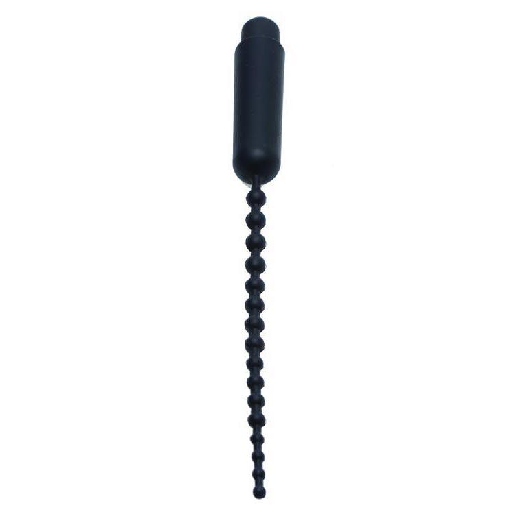 Dark Rod Vibrierender Perlen-Silikon-Sound