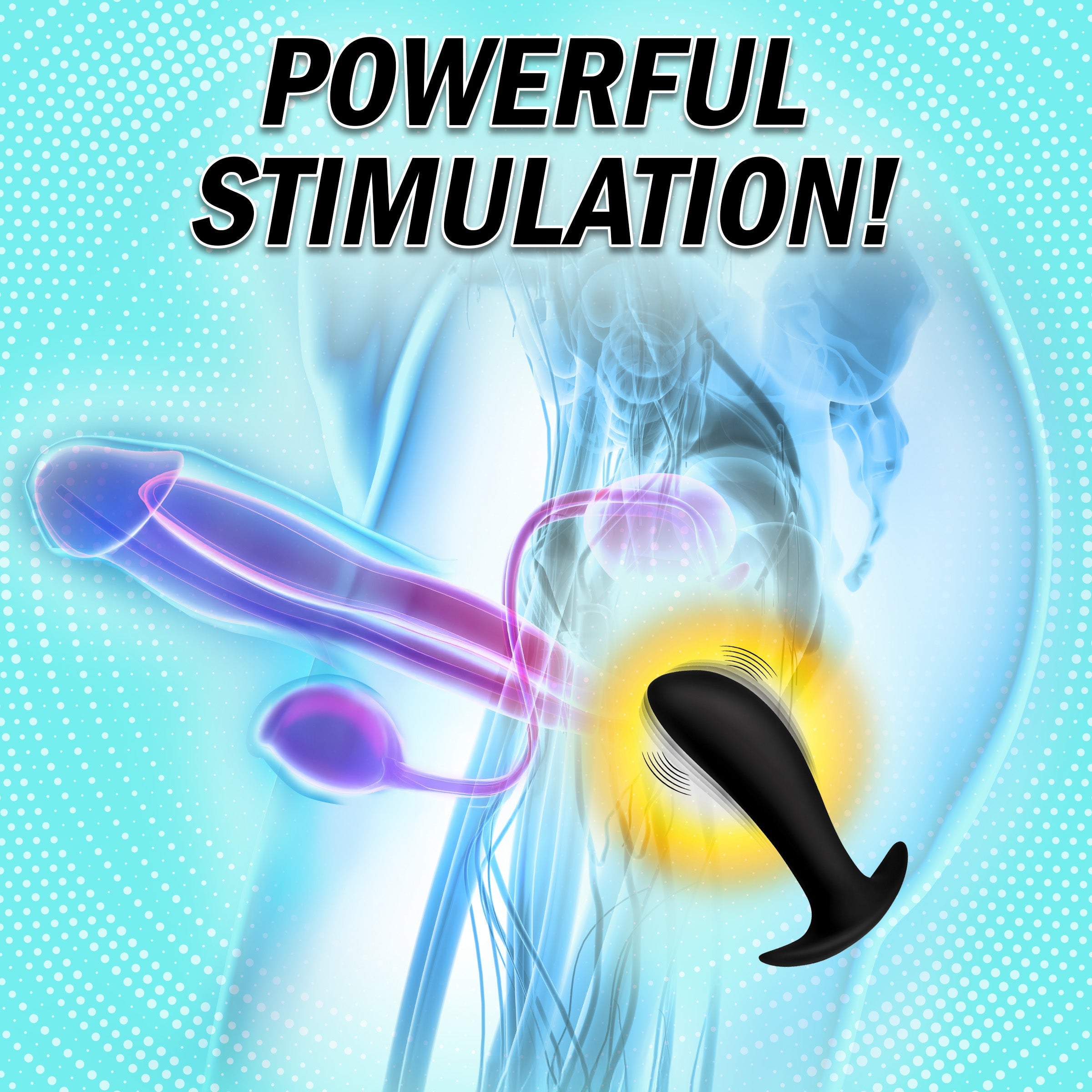 Under Control Silicone Prostate Vibrator with Remote Control