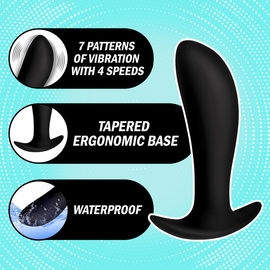 Under Control Silicone Prostate Vibrator with Remote Control