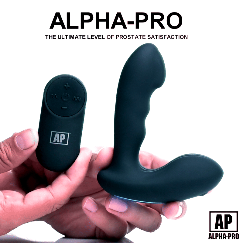 Alpha Pro 7X P-Milker Silicone Prostate Stimulator with Milking Bead
