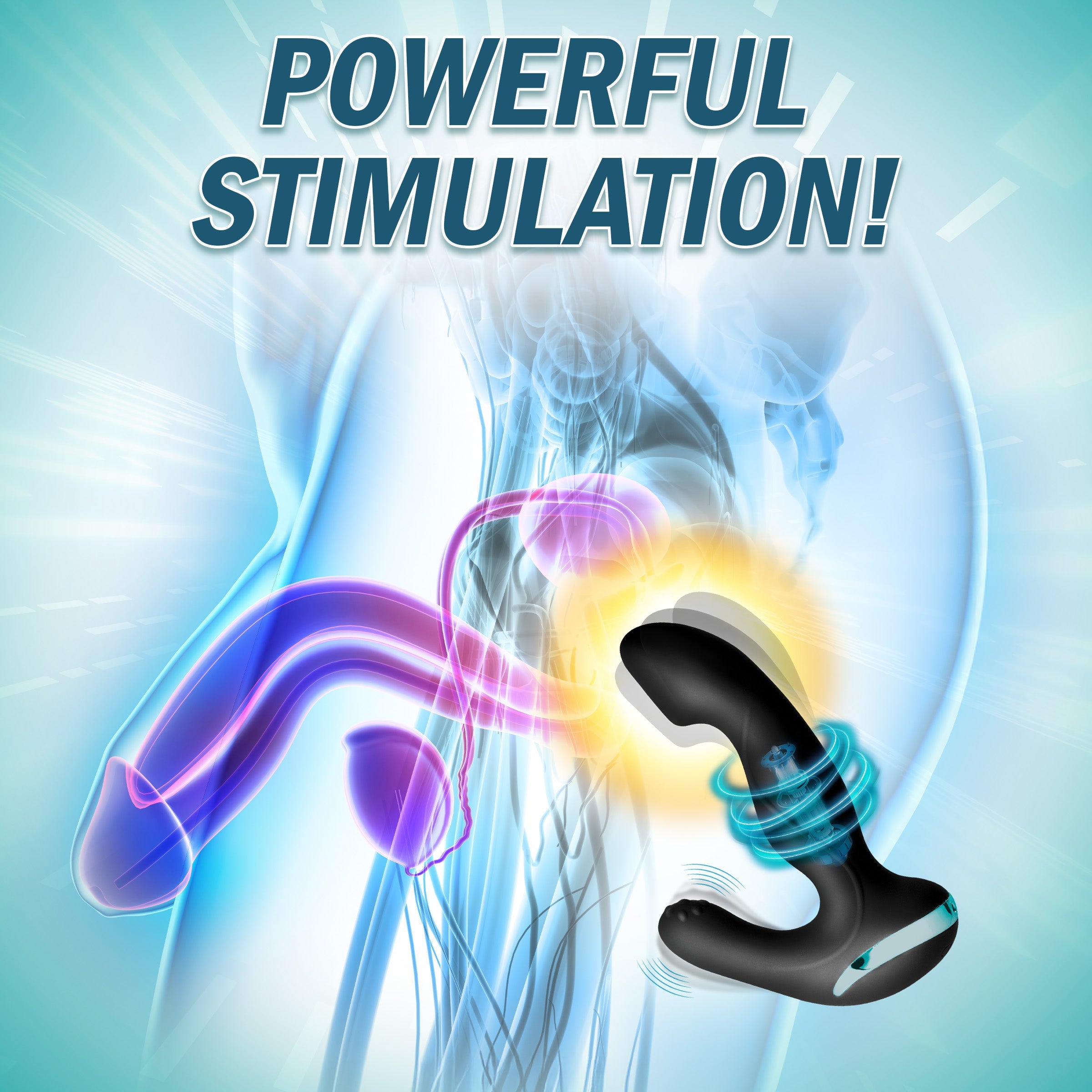 Prostatic Play Mega Maverick 10X Rotating Vibrating Prostate Stimulator