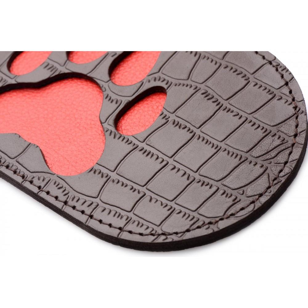 Puppy Paw Leather Paddle