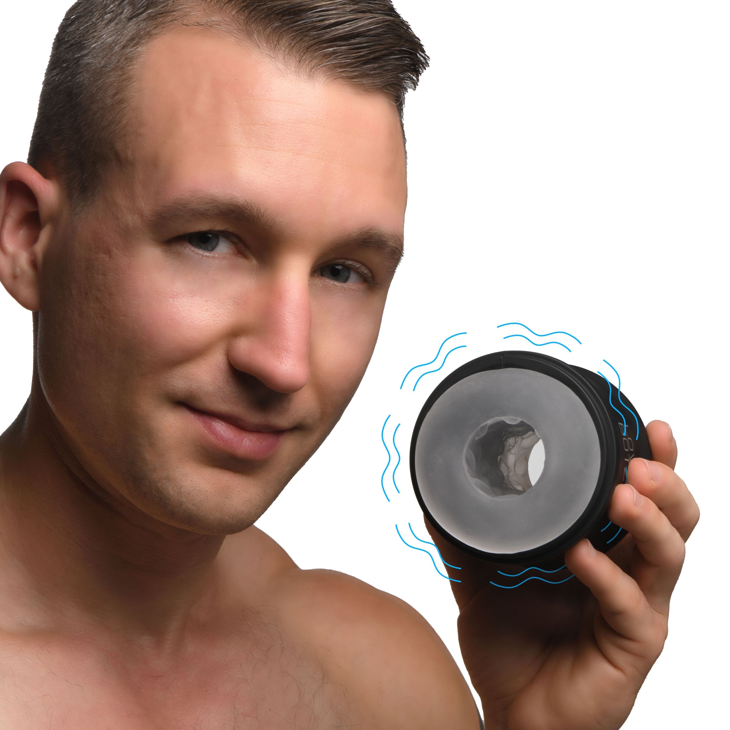 LoveBotz 10X Cyber Stroke Vibrating Masturbator