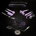 Zeus Electrosex Ultra Neo Violet Wand 10 Piece Set