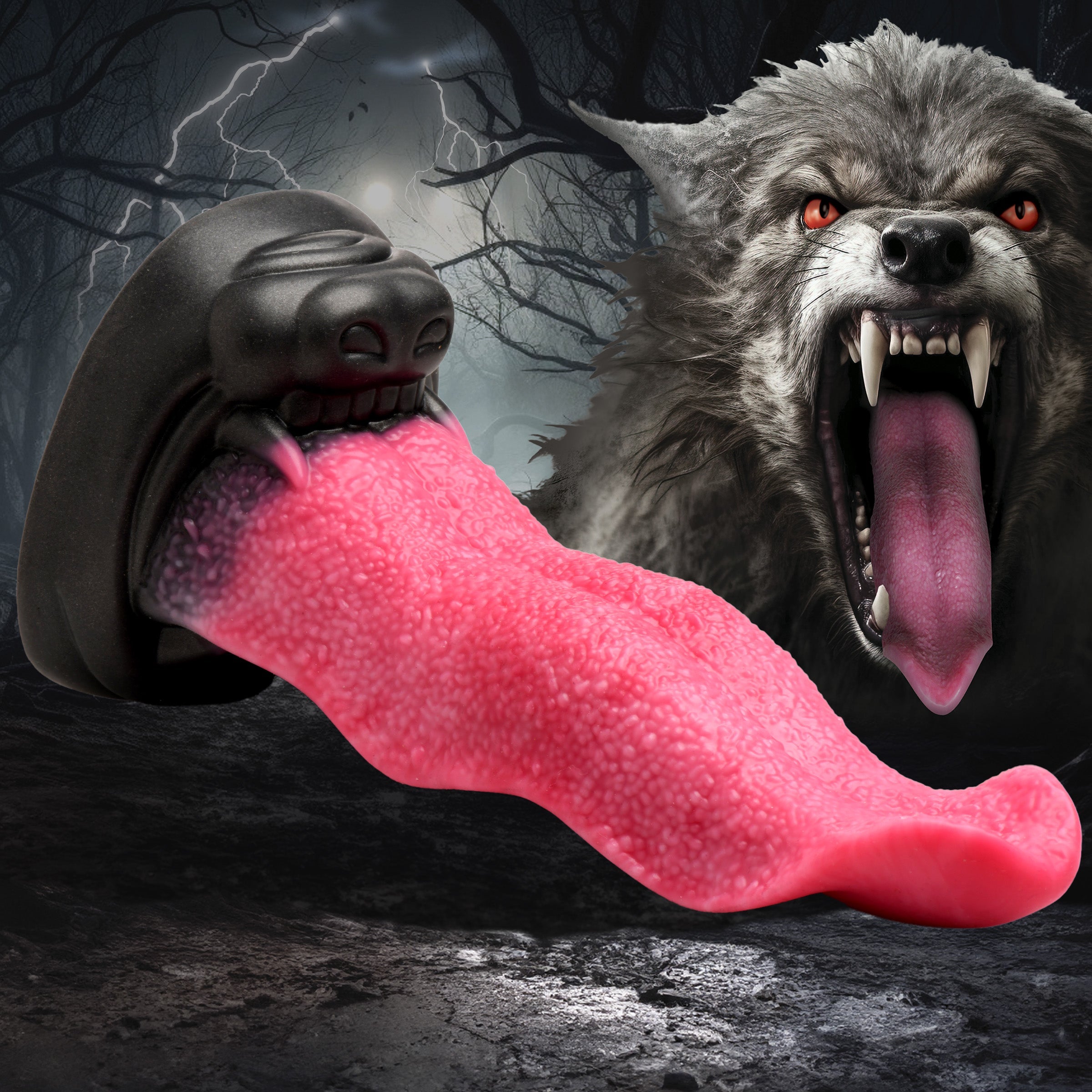 Creature Cocks Wolf's Lick Silicone Dildo