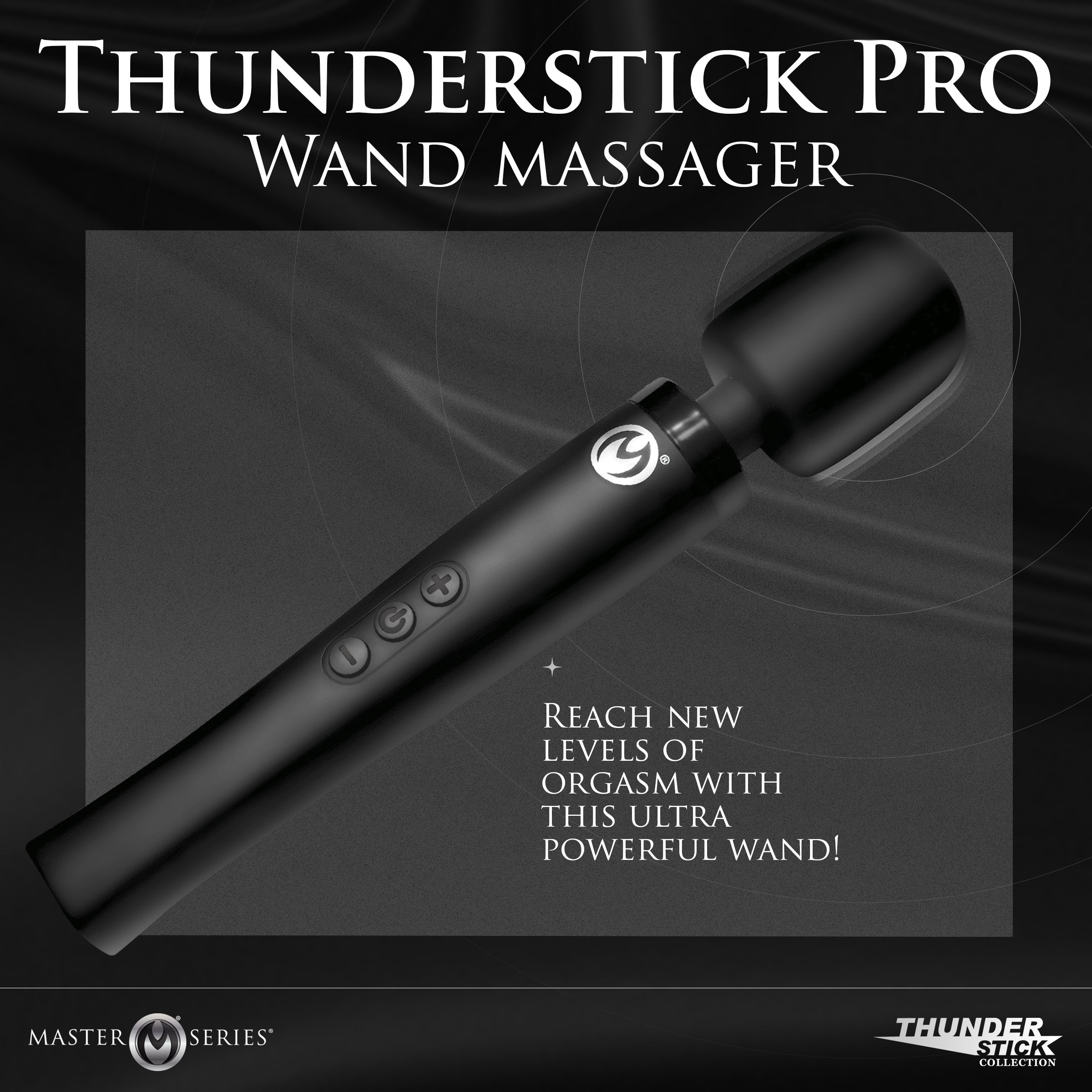 Masajeador de silicona con varita Thunderstick Pro