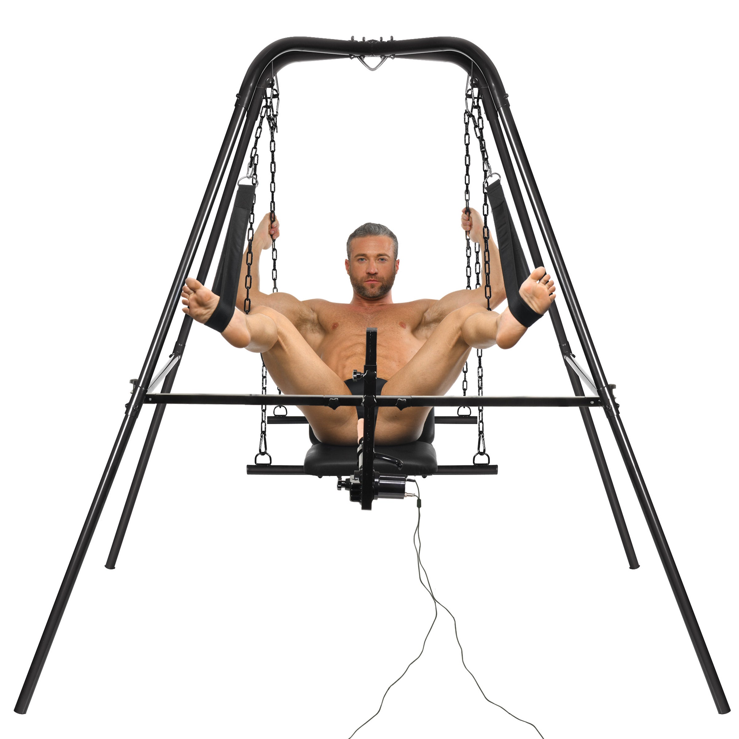 Throne Deluxe Adjustable Sling with Sex Machine