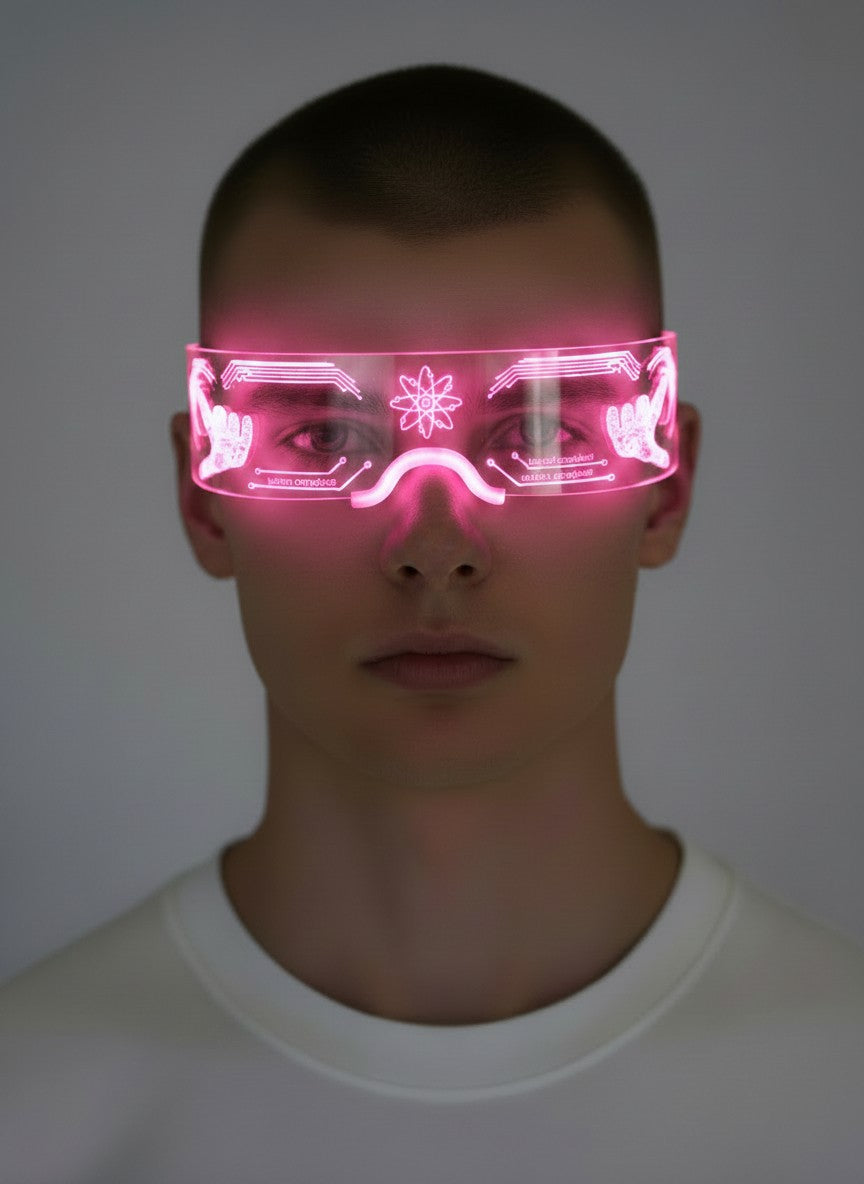 KBW Global Cyberpunk Light Up Glasses - Multi